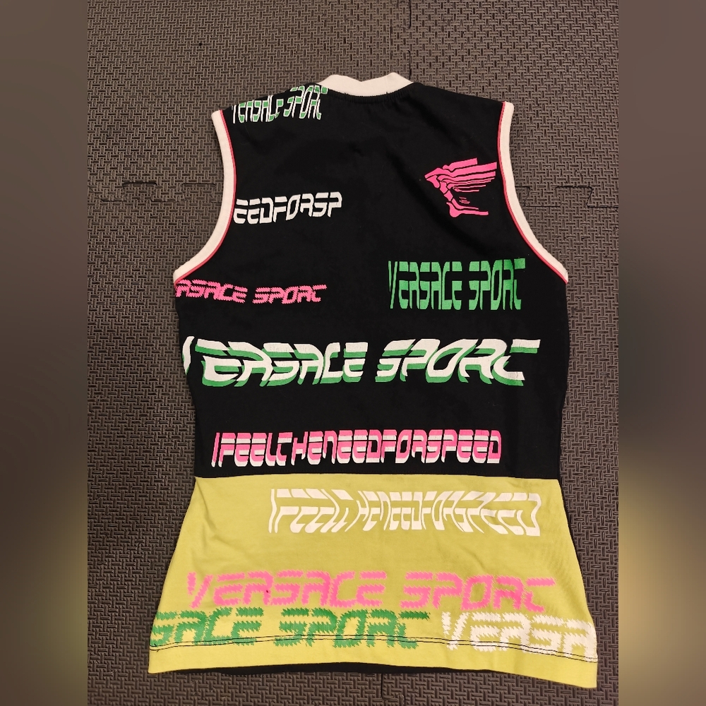 Versace Sport Graphic Tank Top